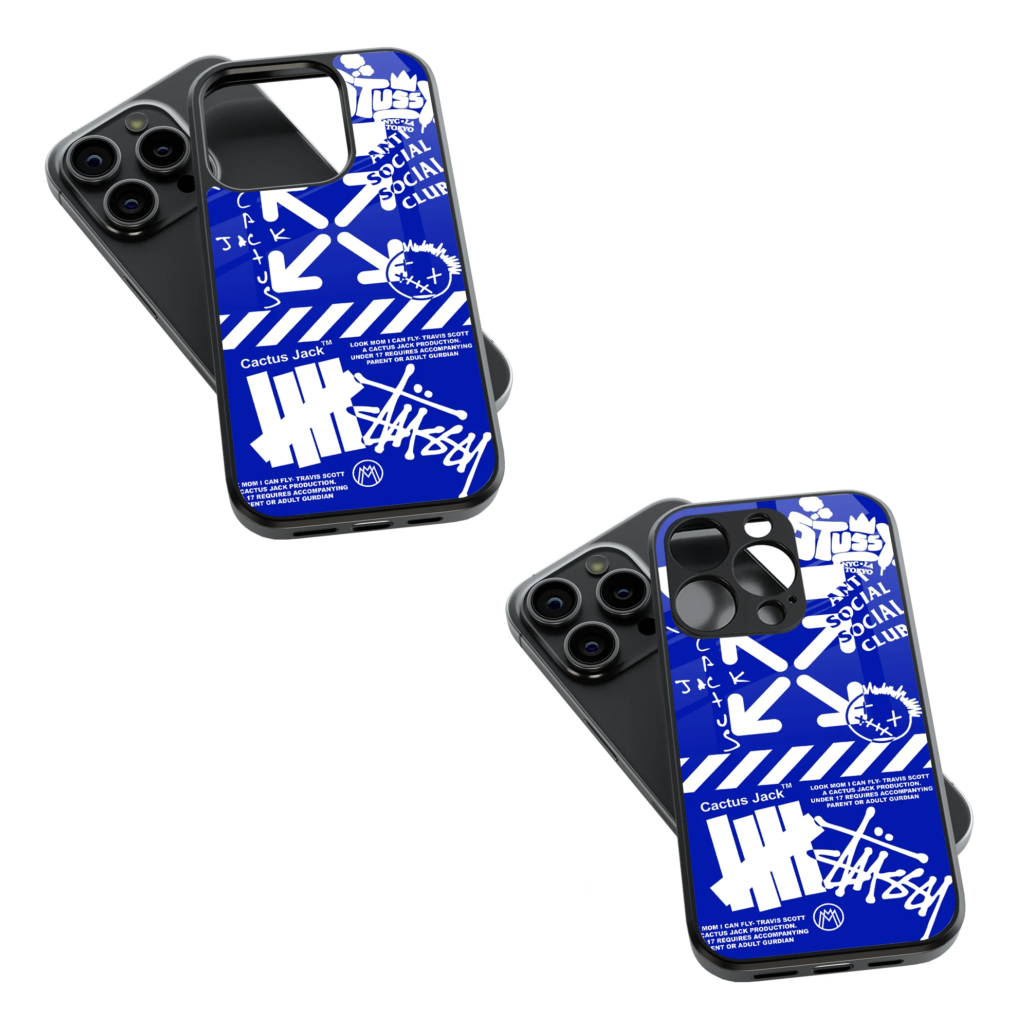 Trendy Glass Back Mobile Case for iPhone, Samsung, Redmi, OnePlus, Google Pixel, Motorola