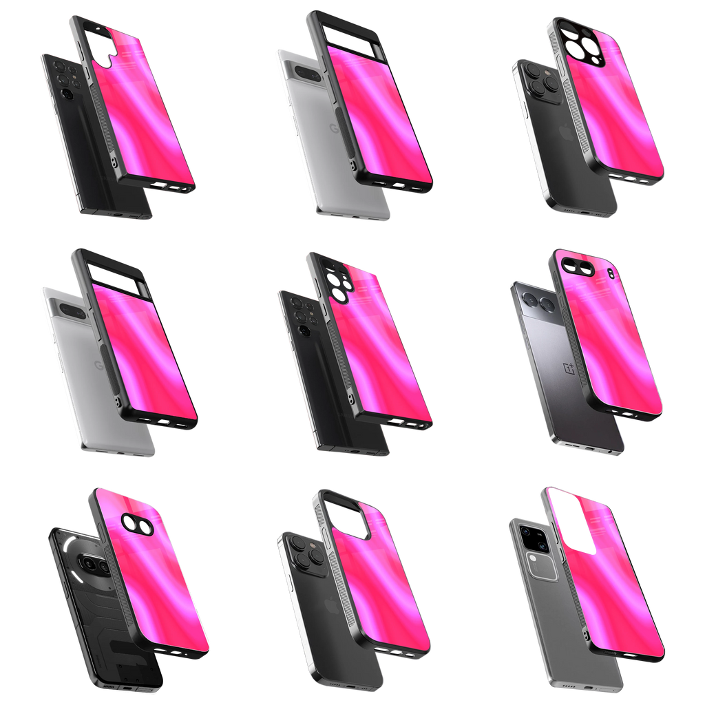 Durable Glass Back Mobile Case for iPhone, Samsung, OnePlus, Google Pixel, Redmi, Vivo, Oppo