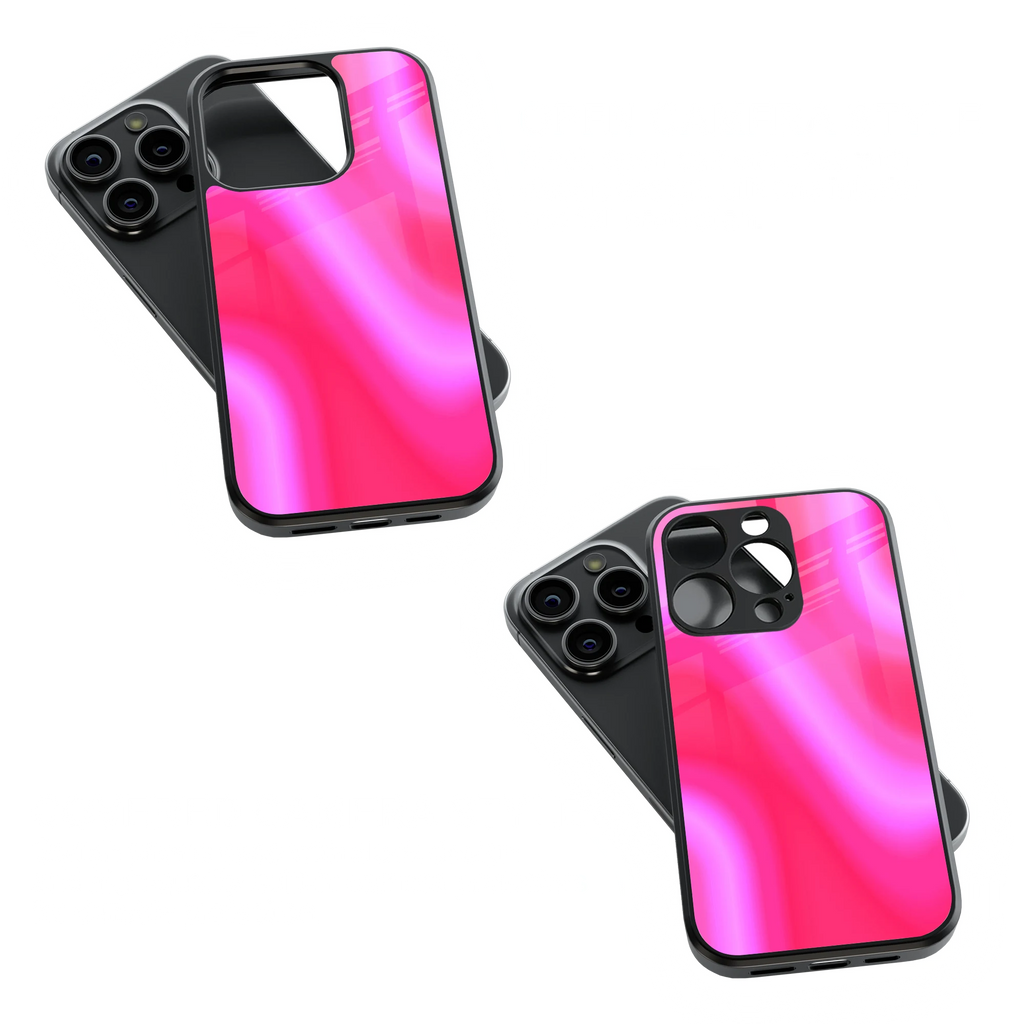 Trendy Glass Back Mobile Case for iPhone, Samsung, Redmi, OnePlus, Google Pixel, Motorola