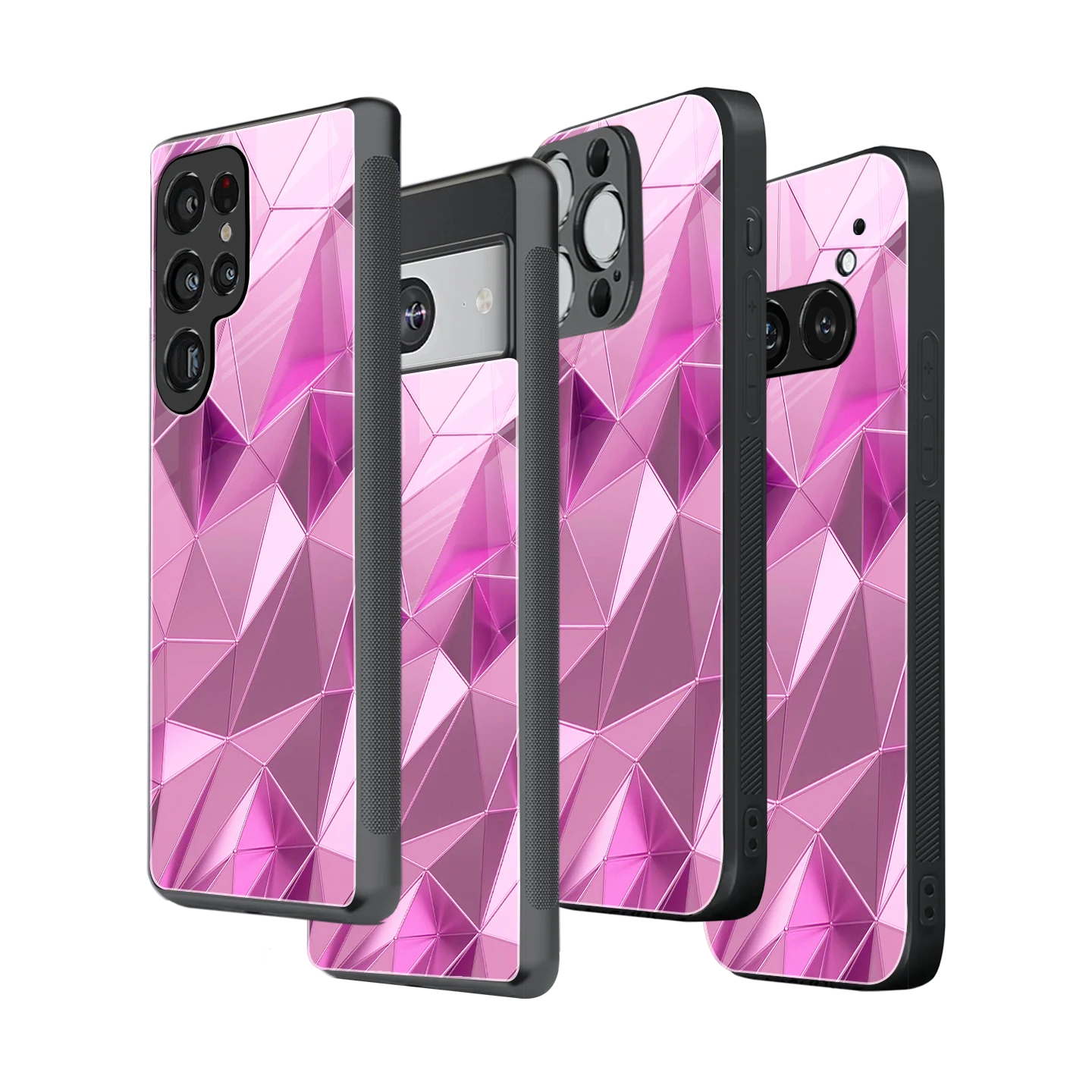 Stylish Glass Back Case for All Smartphones iPhone, Samsung, OnePlus, Pixel, Redmi, Oppo, Vivo, Motorola