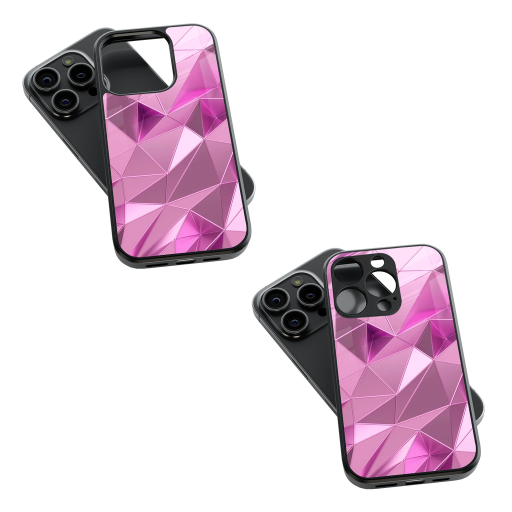 Trendy Glass Back Mobile Case for iPhone, Samsung, Redmi, OnePlus, Google Pixel, Motorola