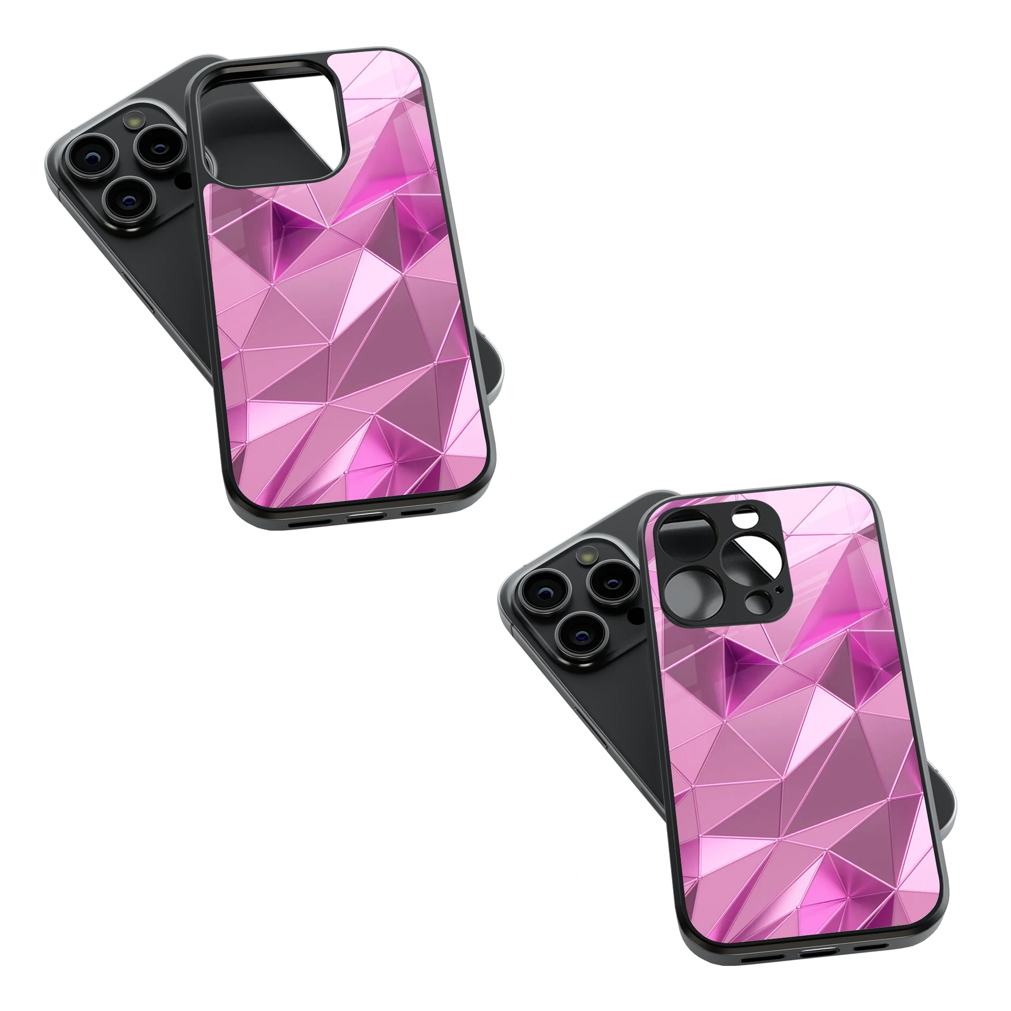 Trendy Glass Back Mobile Case for iPhone, Samsung, Redmi, OnePlus, Google Pixel, Motorola