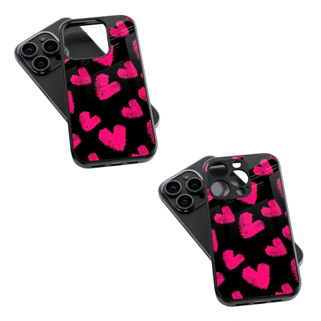 Trendy Glass Back Mobile Case for iPhone, Samsung, Redmi, OnePlus, Google Pixel, Motorola