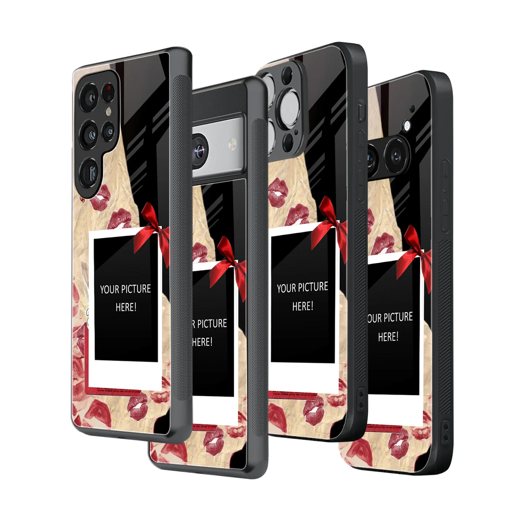 Polaroid Personalised Glass Phone Case