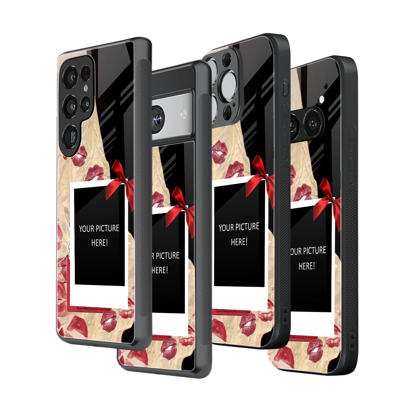 Polaroid Personalised Glass Phone Case