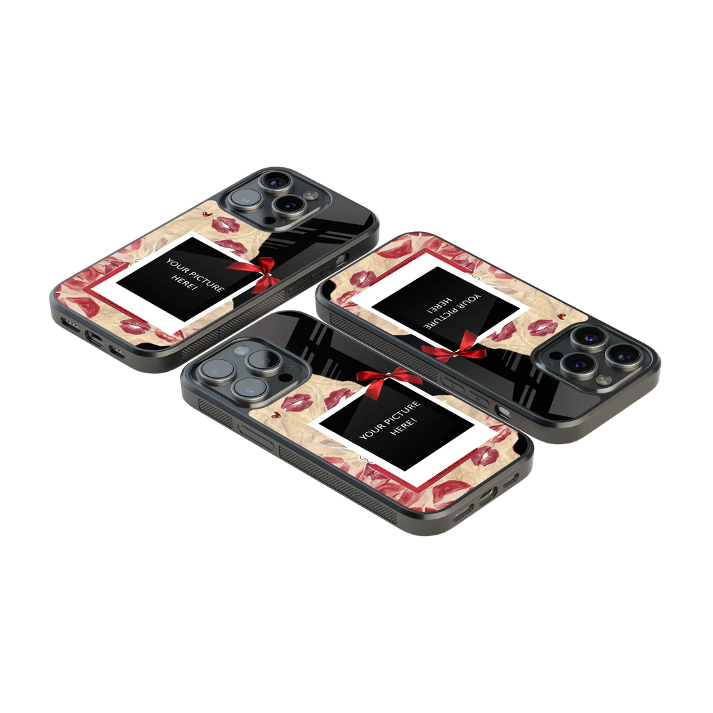 Polaroid Personalised Glass Phone Case