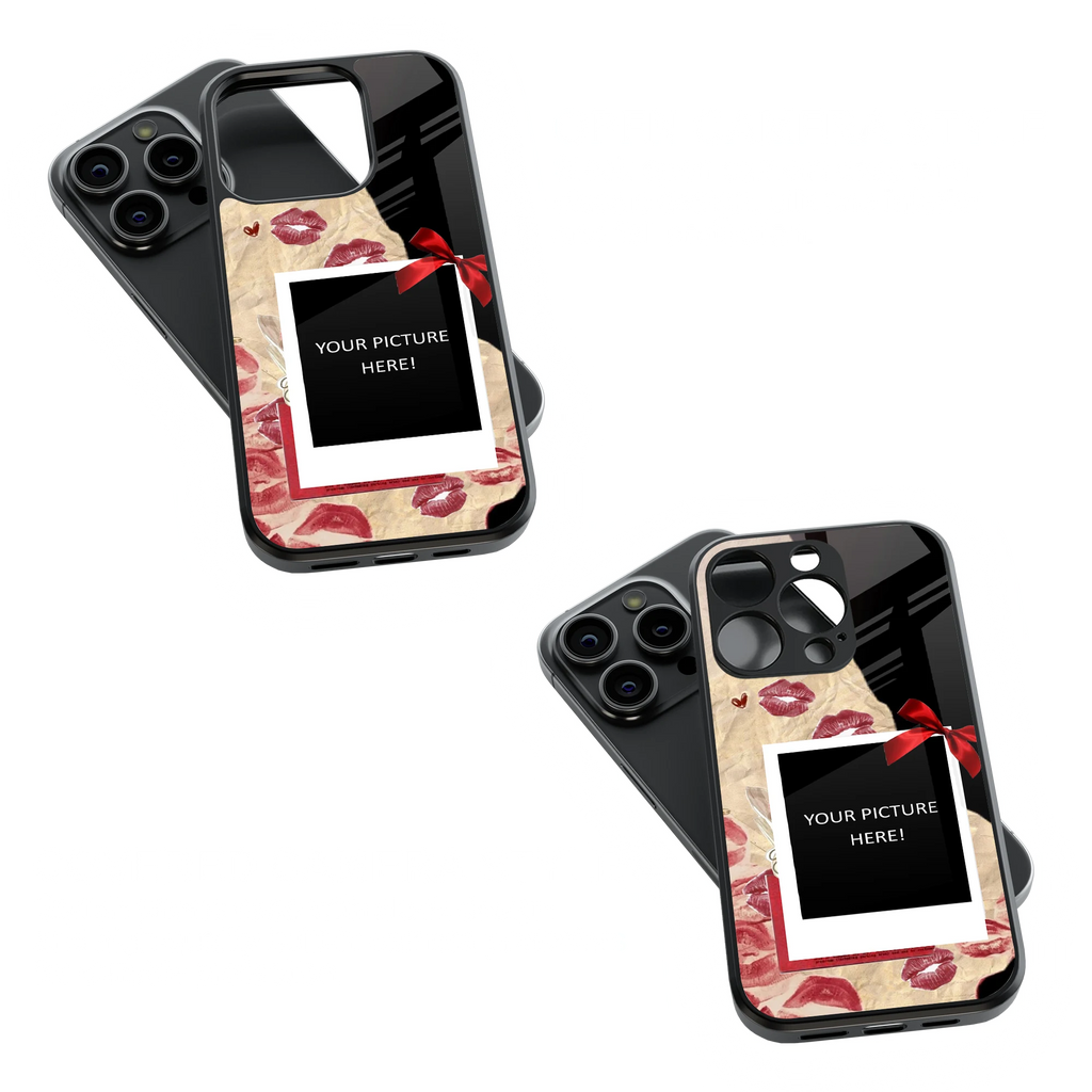 Polaroid Personalised Glass Phone Case