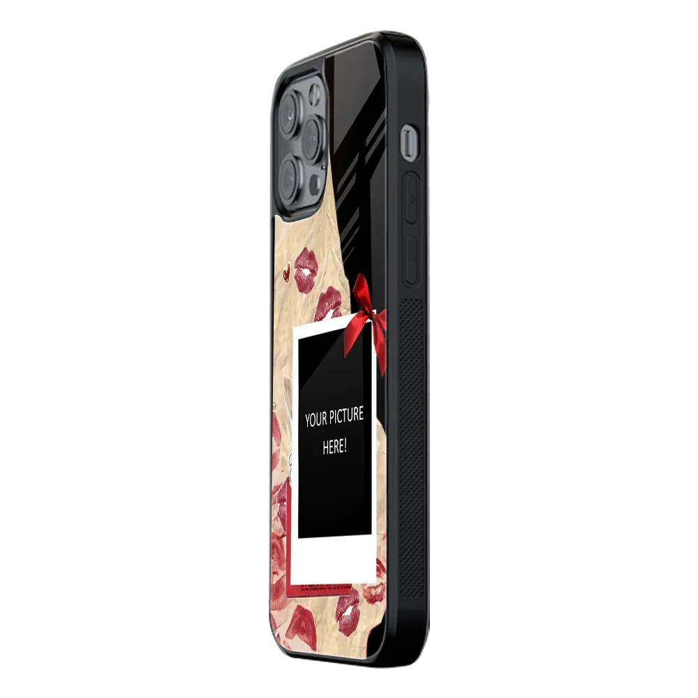 Polaroid Personalised Glass Phone Case