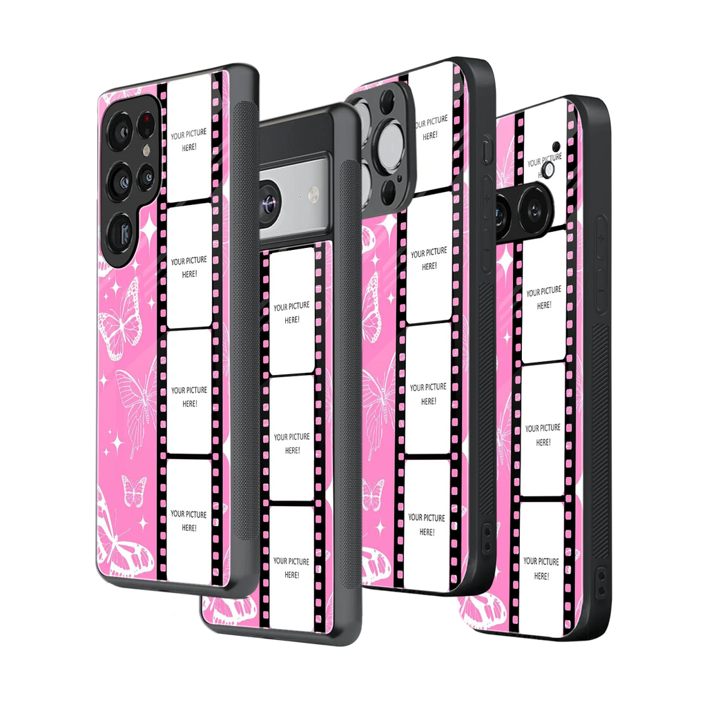 Polaroid Personalised Glass Phone Case