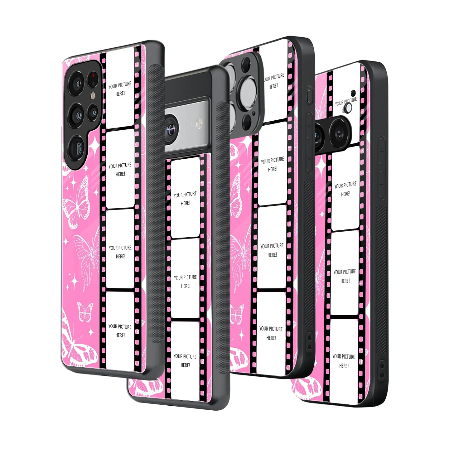 Polaroid Personalised Glass Phone Case