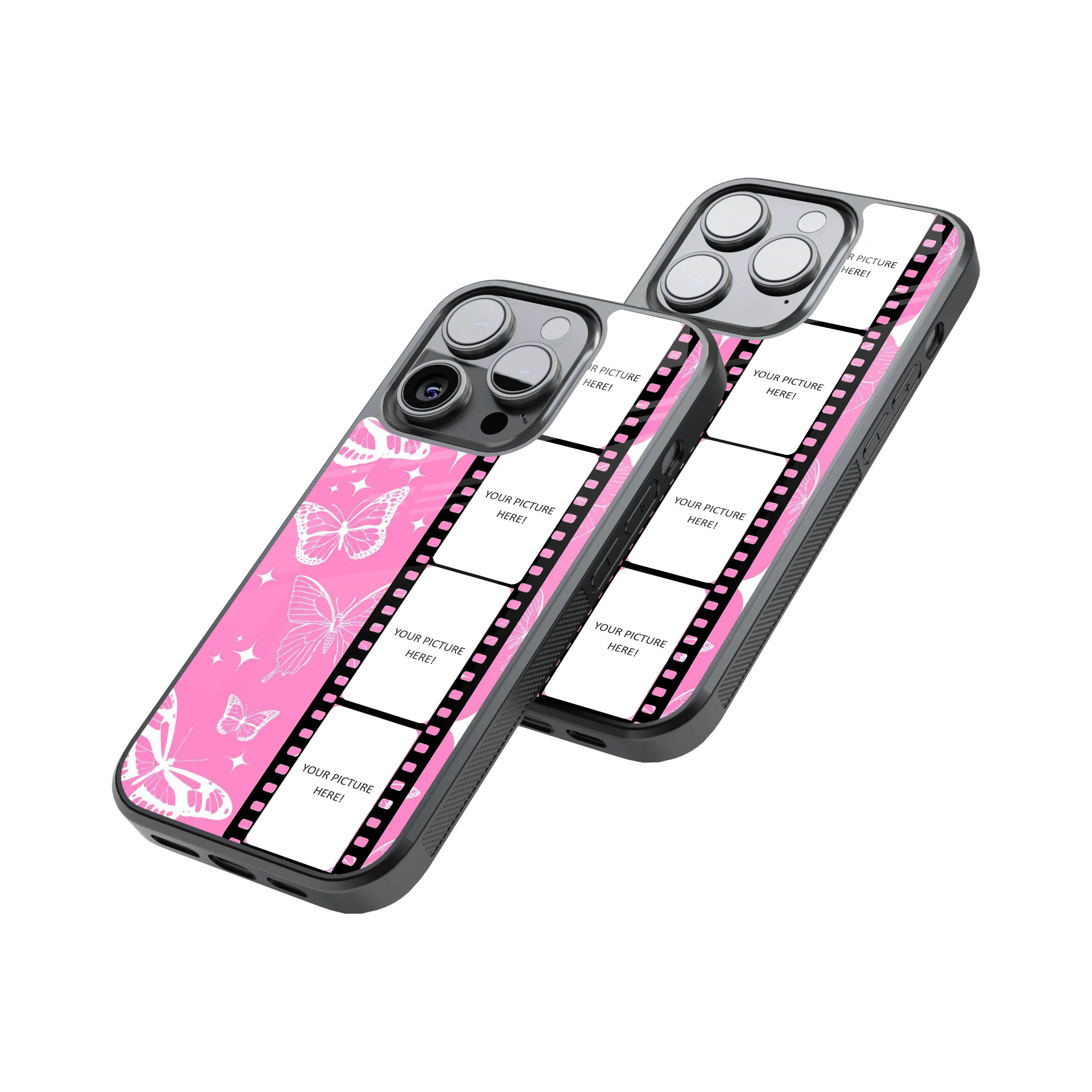 Polaroid Personalised Glass Phone Case