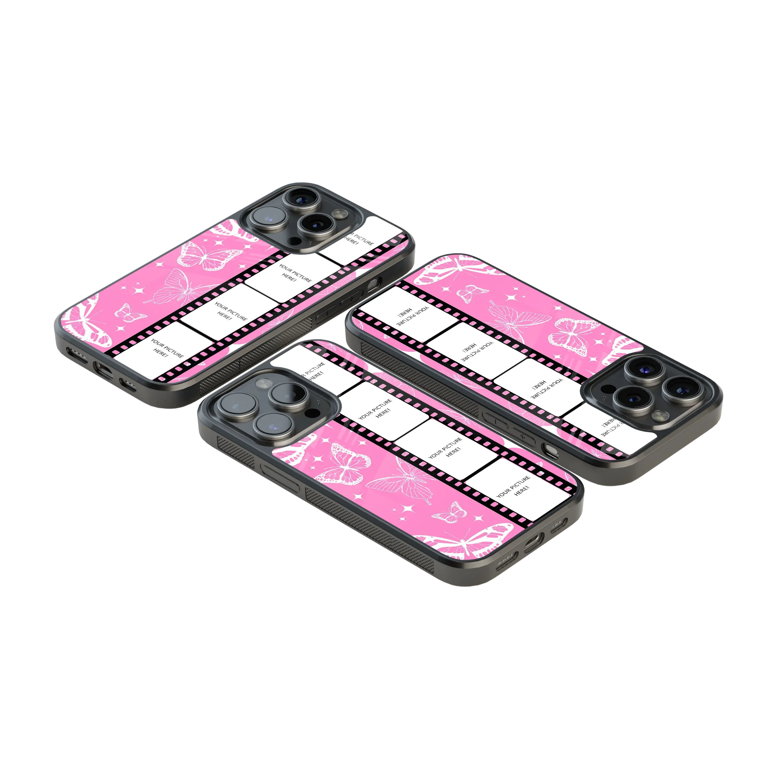 Polaroid Personalised Glass Phone Case