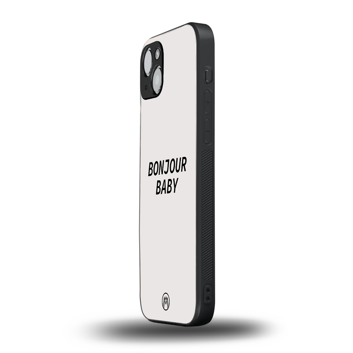 bonjour baby back phone cover | glass case for iphone 14 plus