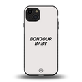 bonjour baby back phone cover | glass case for iphone 15
