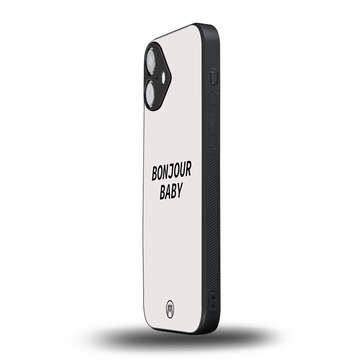 bonjour baby back phone cover | glass case for iphone 16 plus