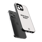 bonjour baby back phone cover | glass case for iphone 16 pro max