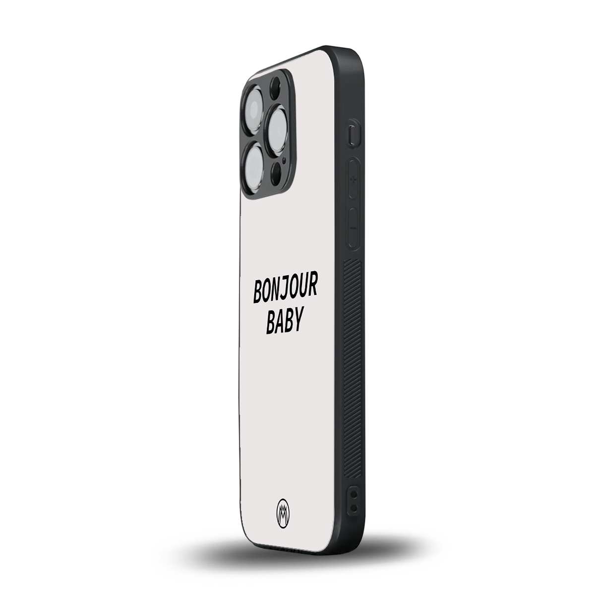 bonjour baby back phone cover | glass case for iphone 16 pro