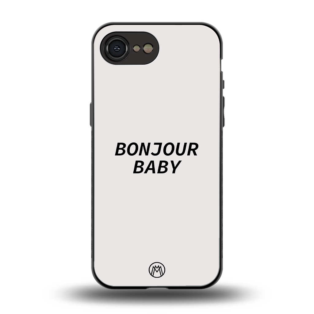 bonjour baby back phone cover | glass case for iphone 16e