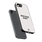 bonjour baby back phone cover | glass case for iphone 16e