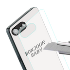 bonjour baby back phone cover | glass case for iphone 16e