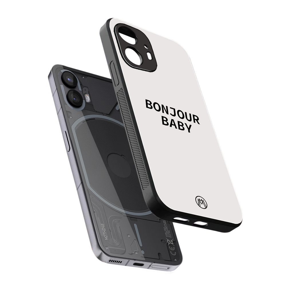 bonjour baby back phone cover | glass case for nothing phone 2