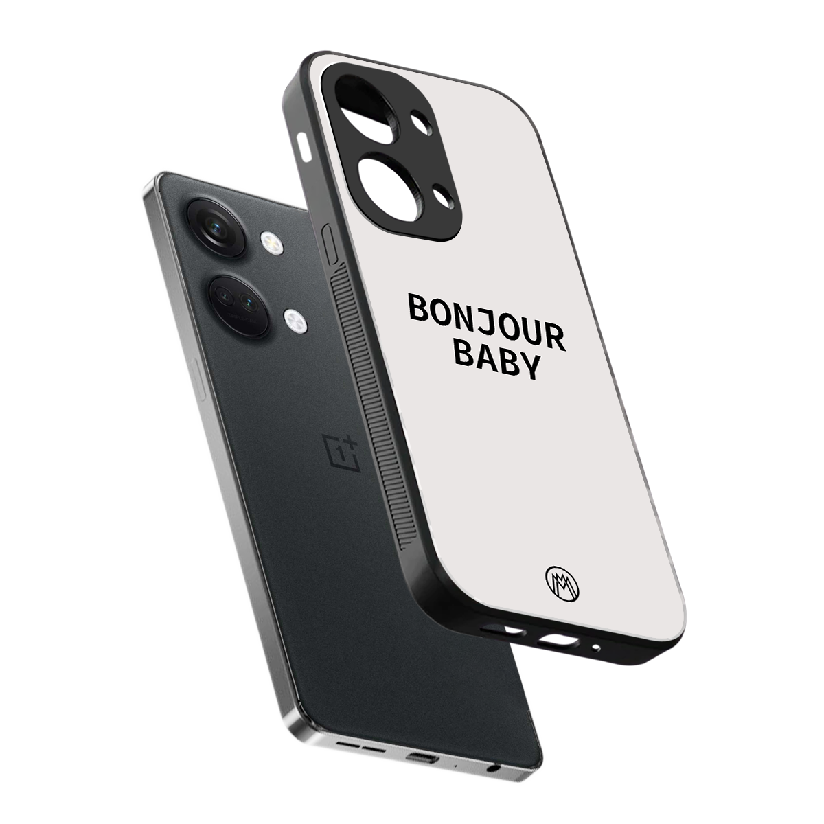 bonjour baby back phone cover | glass case for oneplus nord 3