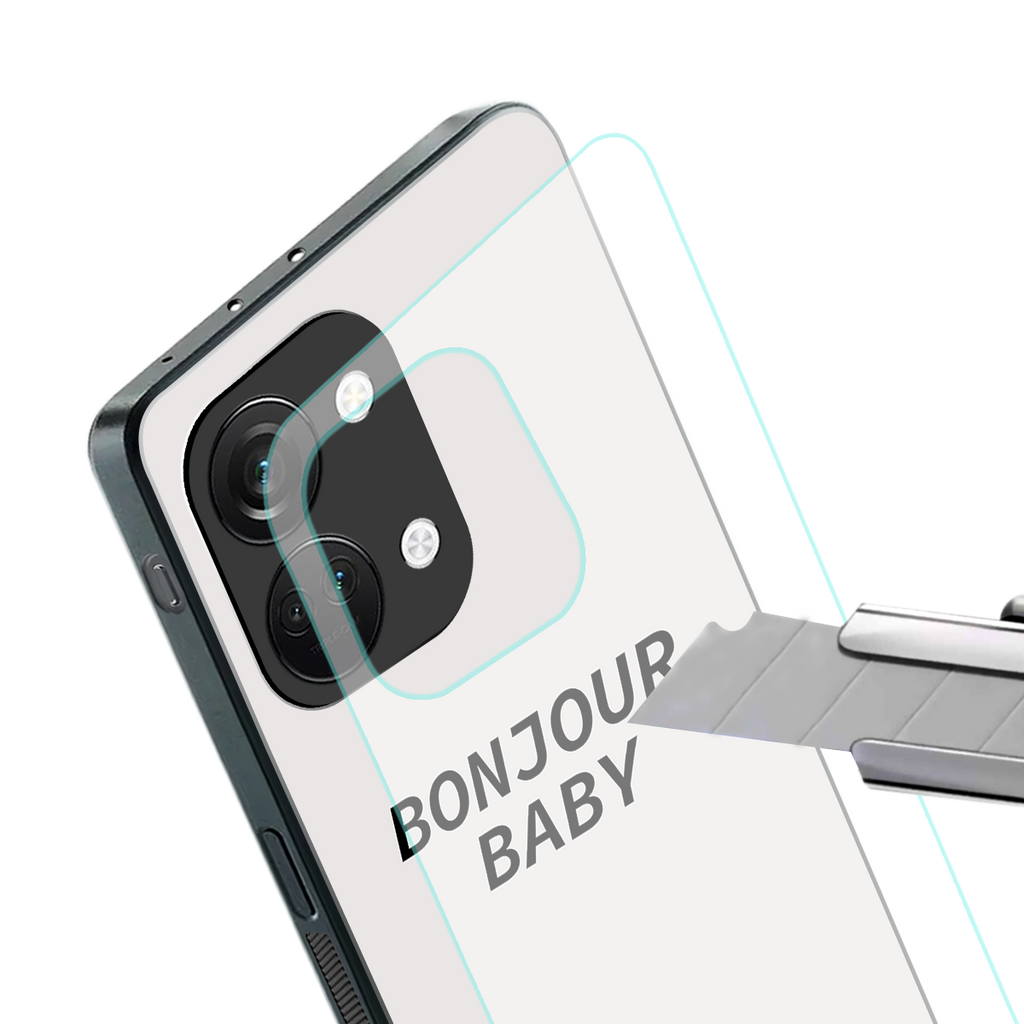 bonjour baby back phone cover | glass case for oneplus nord 3
