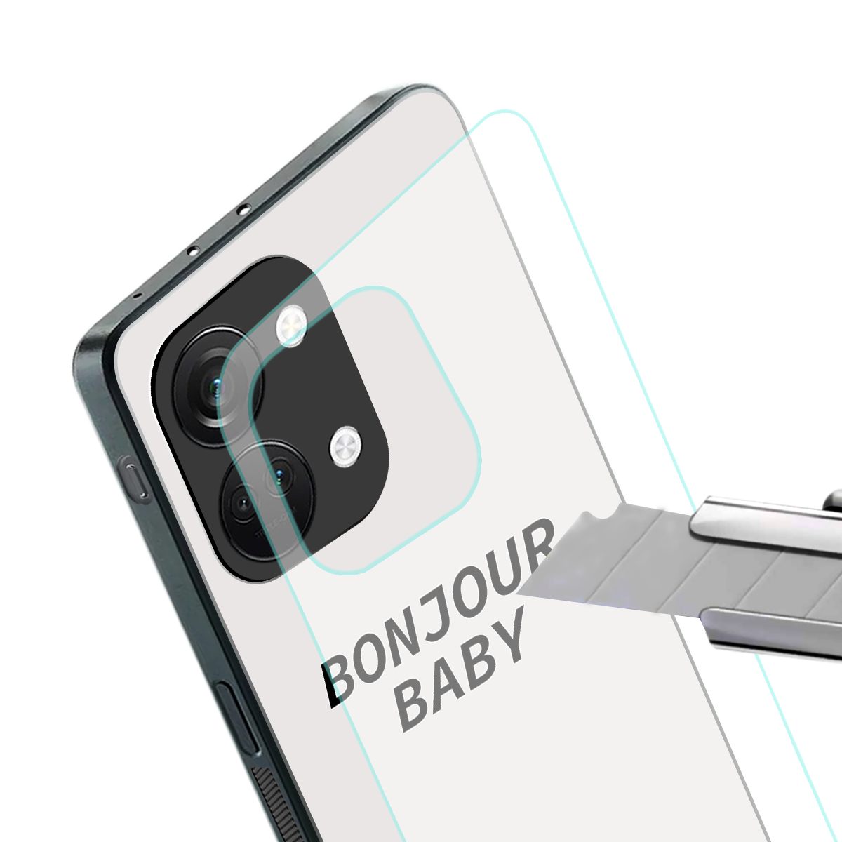 bonjour baby back phone cover | glass case for oneplus nord 3