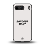 bonjour baby back phone cover | glass case for oneplus nord 4