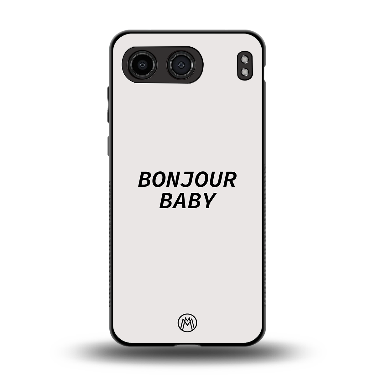 bonjour baby back phone cover | glass case for oneplus nord 4