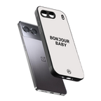 bonjour baby back phone cover | glass case for oneplus nord 4