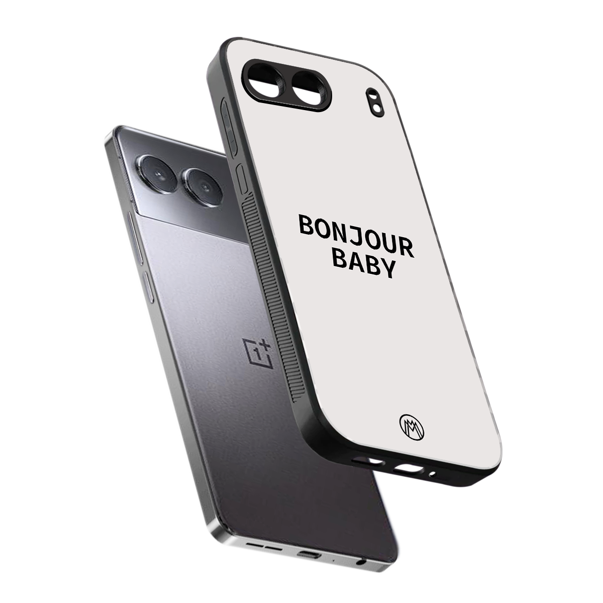 bonjour baby back phone cover | glass case for oneplus nord 4