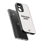 bonjour baby back phone cover | glass case for oneplus nord ce 3