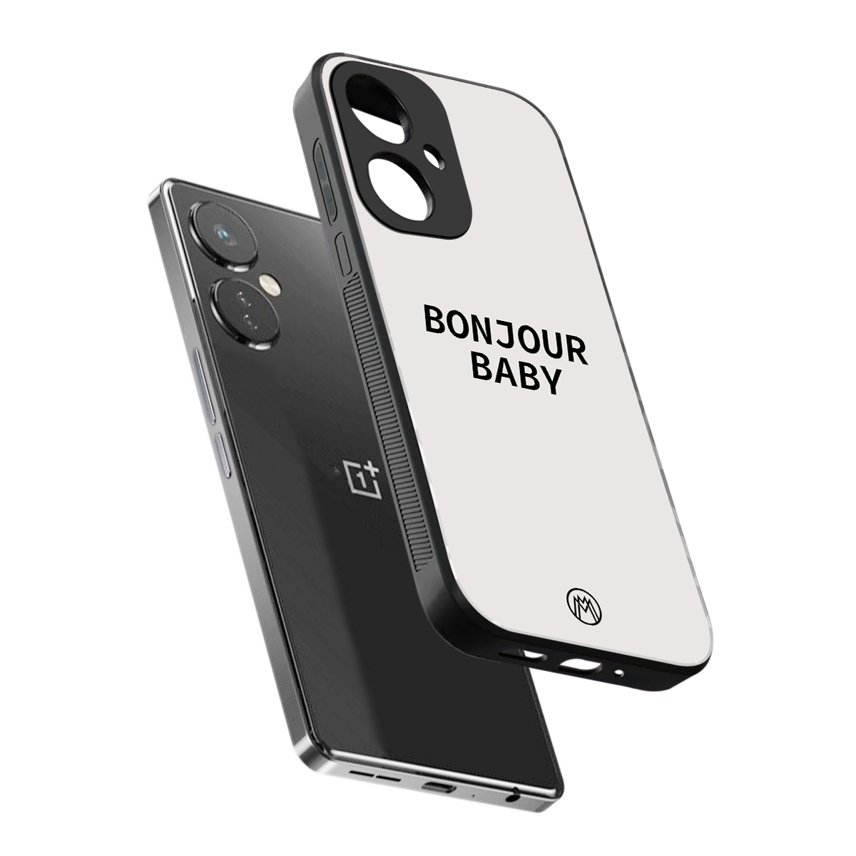 bonjour baby back phone cover | glass case for oneplus nord ce 3