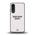 bonjour baby back phone cover | glass case for oneplus nord ce 4 lite