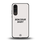 bonjour baby back phone cover | glass case for oneplus nord ce 4 lite