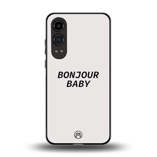 bonjour baby back phone cover | glass case for oneplus nord ce 4 lite