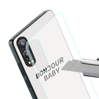 bonjour baby back phone cover | glass case for oneplus nord ce 4 lite