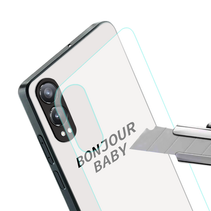 bonjour baby back phone cover | glass case for oneplus nord ce 4 lite