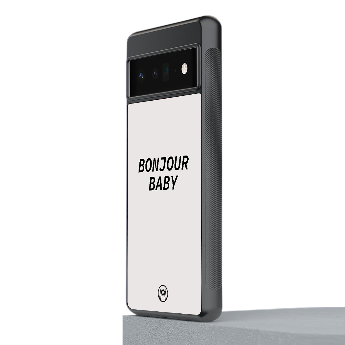 bonjour baby back phone cover | glass case for google pixel 6 pro