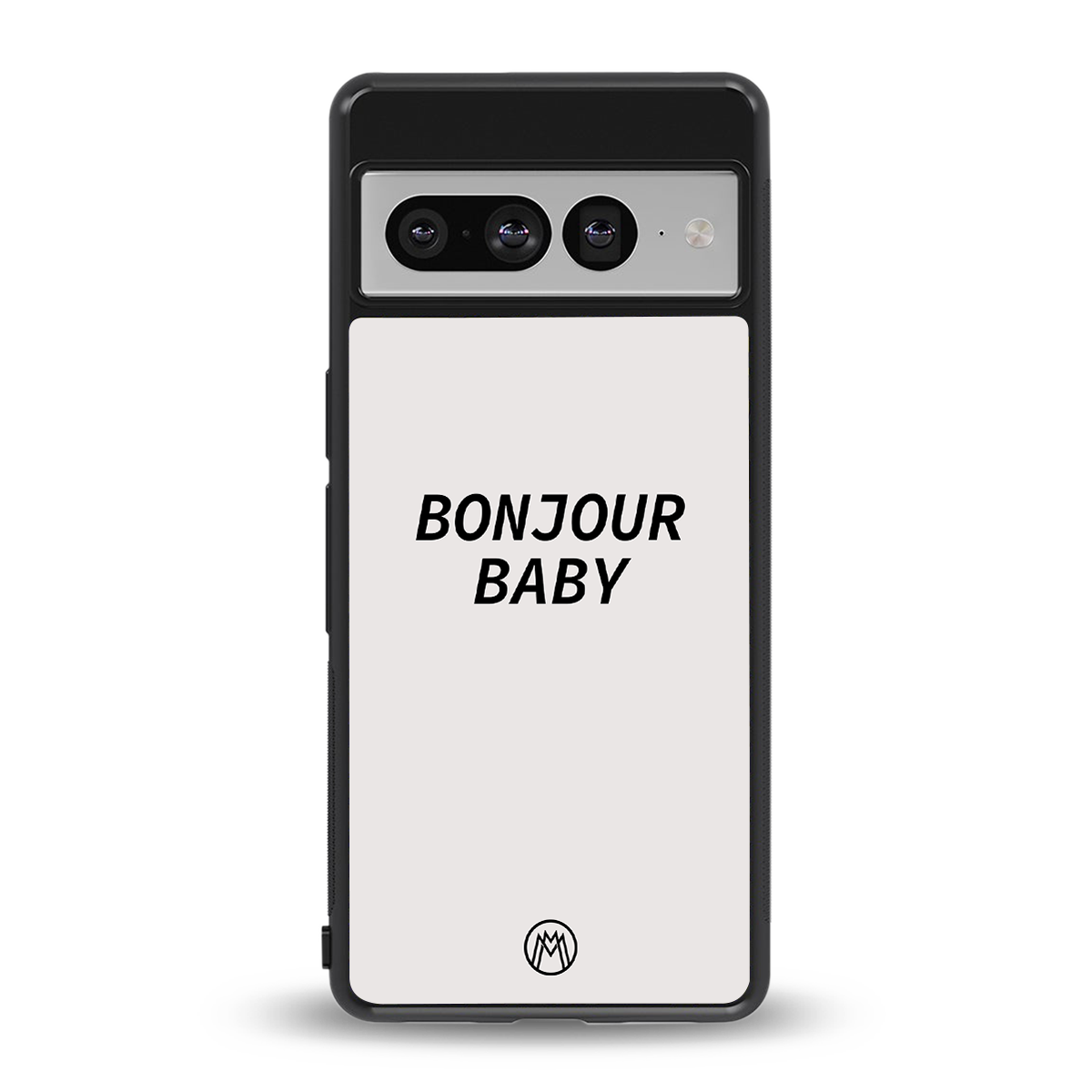 bonjour baby back phone cover | glass case for google pixel 7 pro