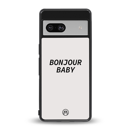 bonjour baby back phone cover | glass case for Google Pixel 7