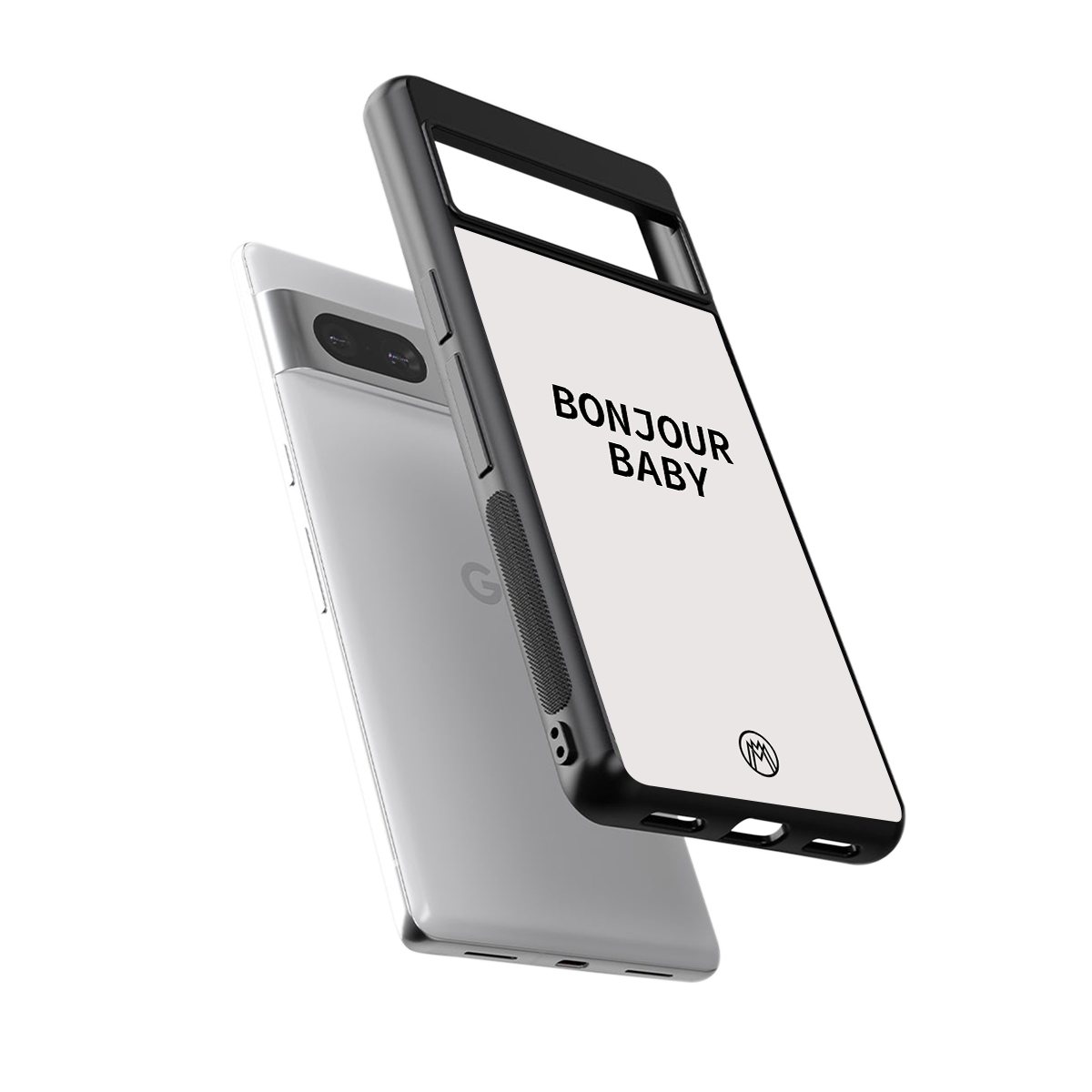 bonjour baby back phone cover | glass case for Google Pixel 7A