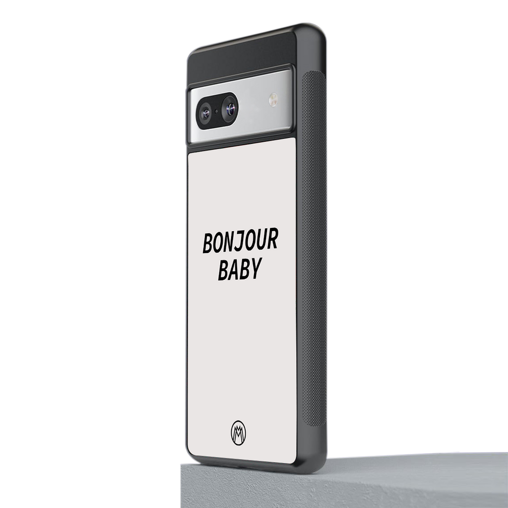 bonjour baby back phone cover | glass case for Google Pixel 7