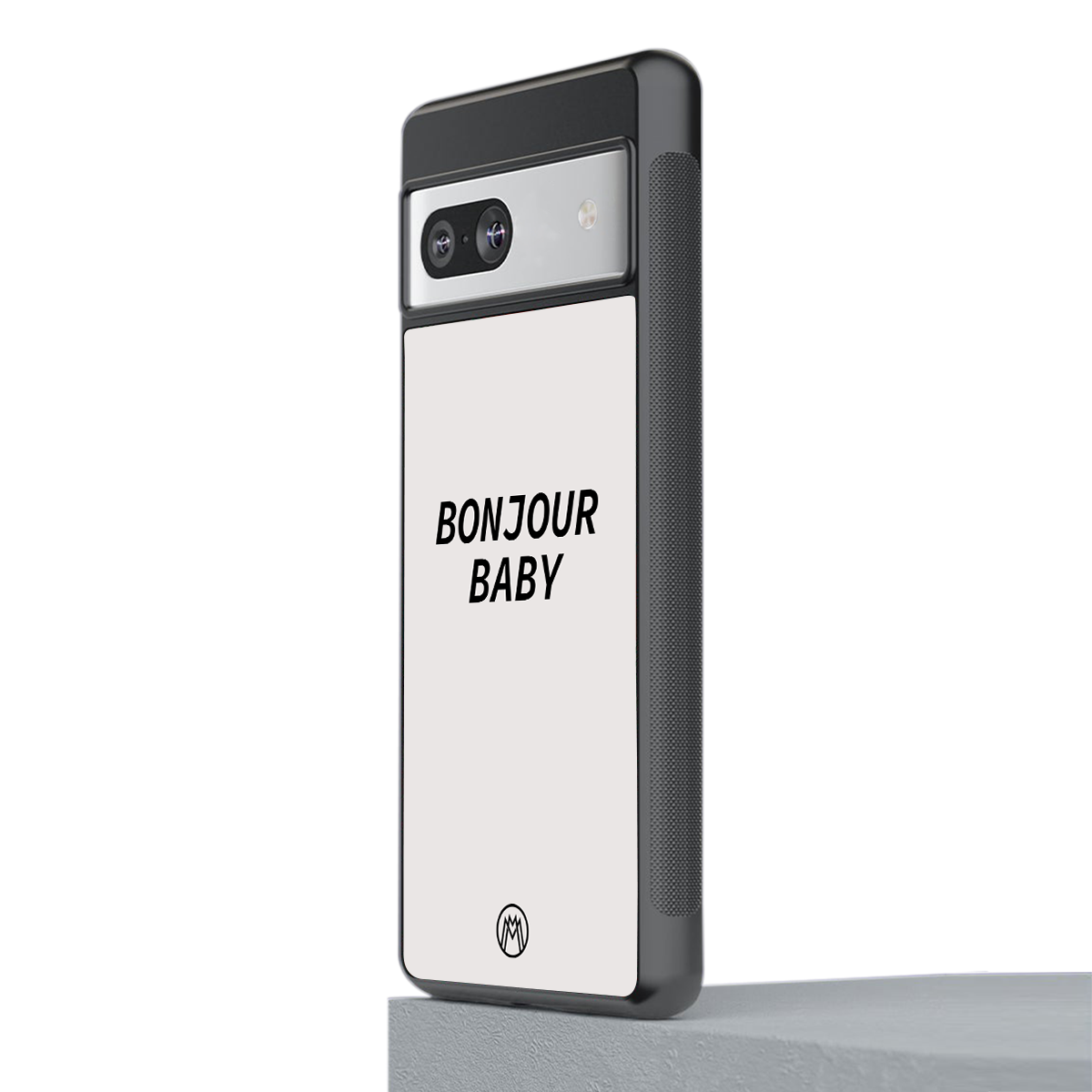 bonjour baby back phone cover | glass case for Google Pixel 7A