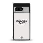 bonjour baby back phone cover | glass case for Google Pixel 8