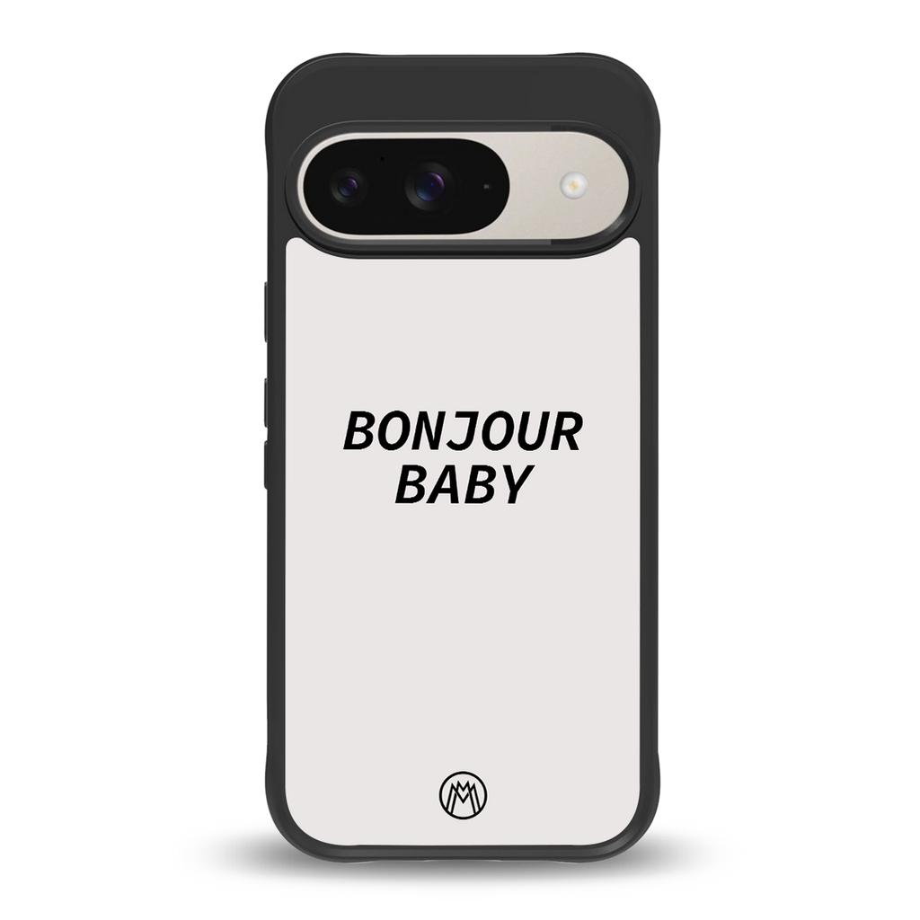 bonjour baby back phone cover | glass case for google pixel 9