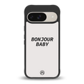 bonjour baby back phone cover | glass case for google pixel 9