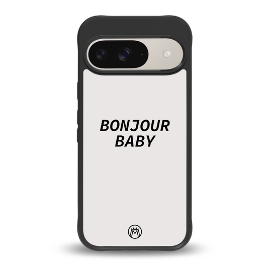 bonjour baby back phone cover | glass case for google pixel 9