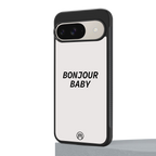 bonjour baby back phone cover | glass case for google pixel 9
